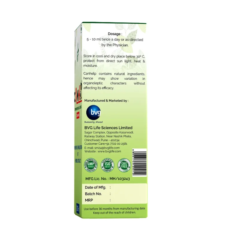 CanHelp Liquid manufacturer details & Usage Info